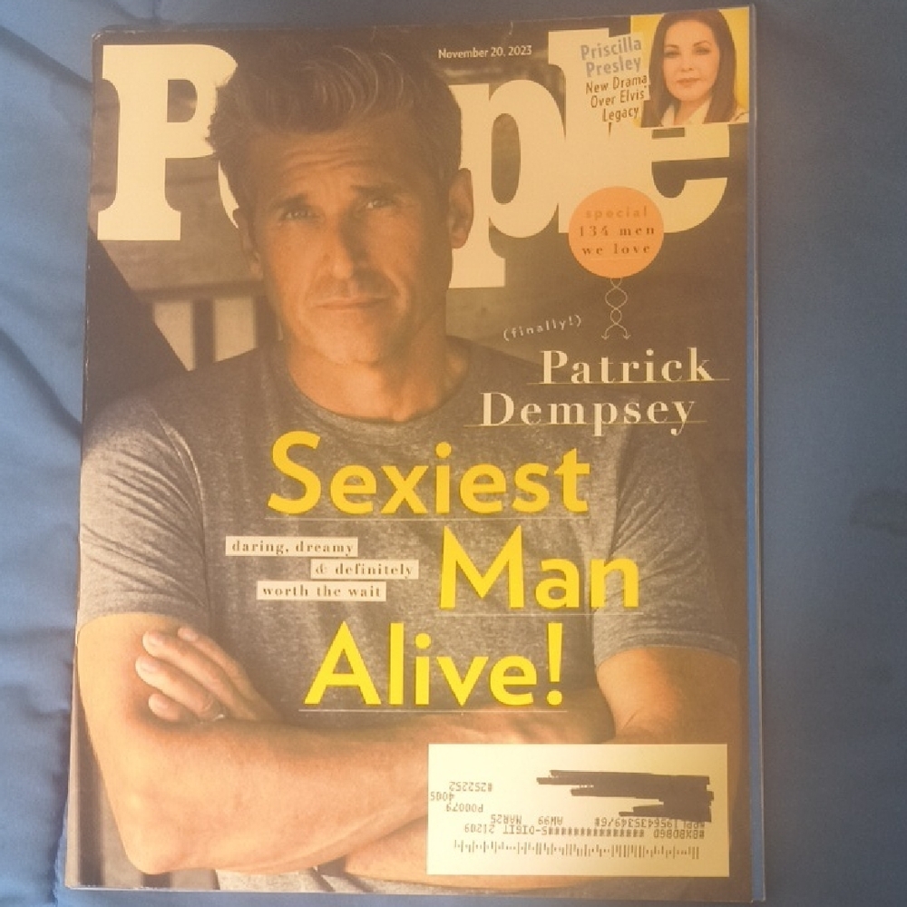 People Magazine With Patrick Dempsey